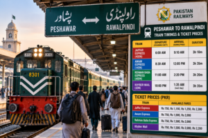 Peshawar to Rawalpindi train timings, prices amid PTI long march