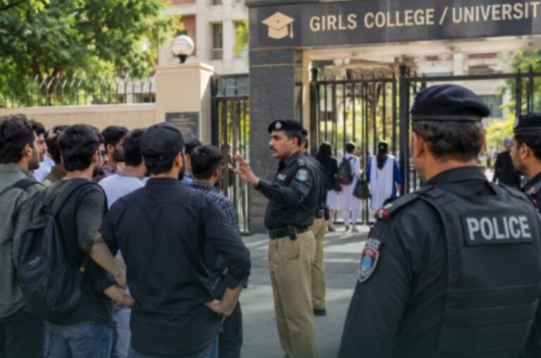 boys girls college lahore police
