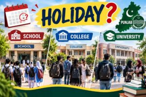 Will there be a holiday in schools, colleges, and universities in Punjab?