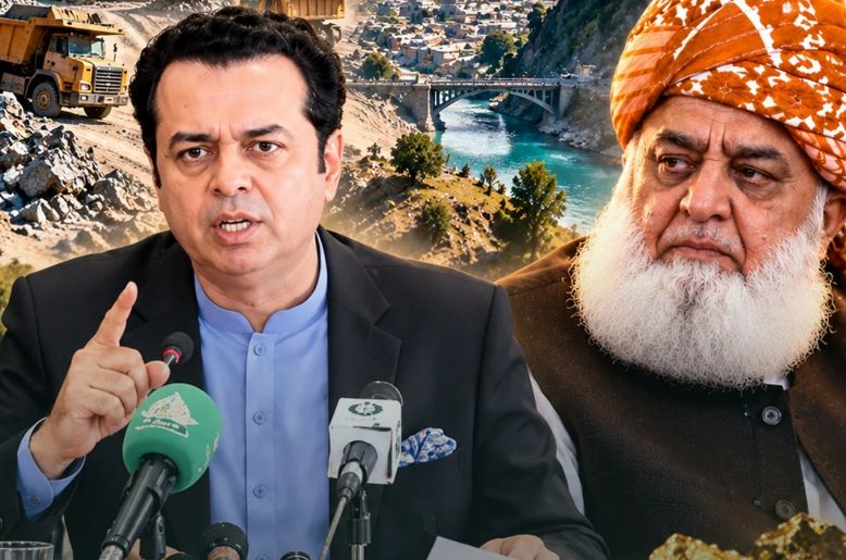 Talal Chaudhry challenges Fazlur Rehman’s nonsense claim on KP minerals
