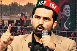 PTI long march convoy starts moving towards Detour Road