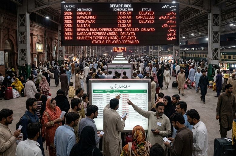 Several trains delayed at Lahore station after Rehman Baba Express derailment: See updated schedule